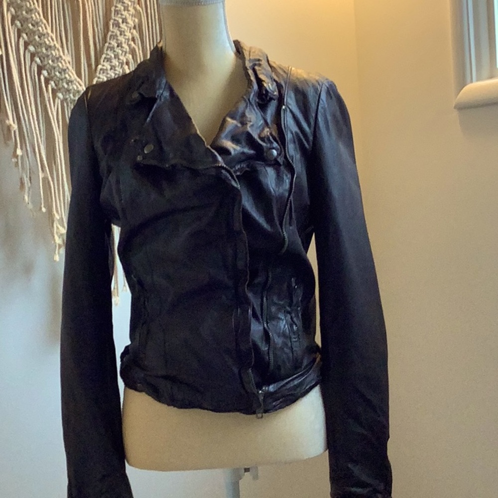 Leather Micheal Stars jacket